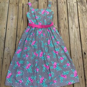 Vintage Gingham Dress